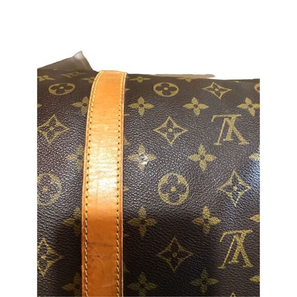 Louis Vuitton Monogram Keepall 60 Travel Duffle with Luggage Tag - Picture 8 of 16